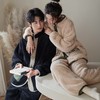 【升温家居服】2025冬季情侣睡衣珊瑚绒加绒加厚休闲可外穿保暖法兰绒男家居服套装 商品缩略图2