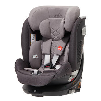 好孩子（gb）儿童安全座椅0-7-12岁通风散热车载婴儿安全座椅 安全舱1号伦敦灰 商品图0