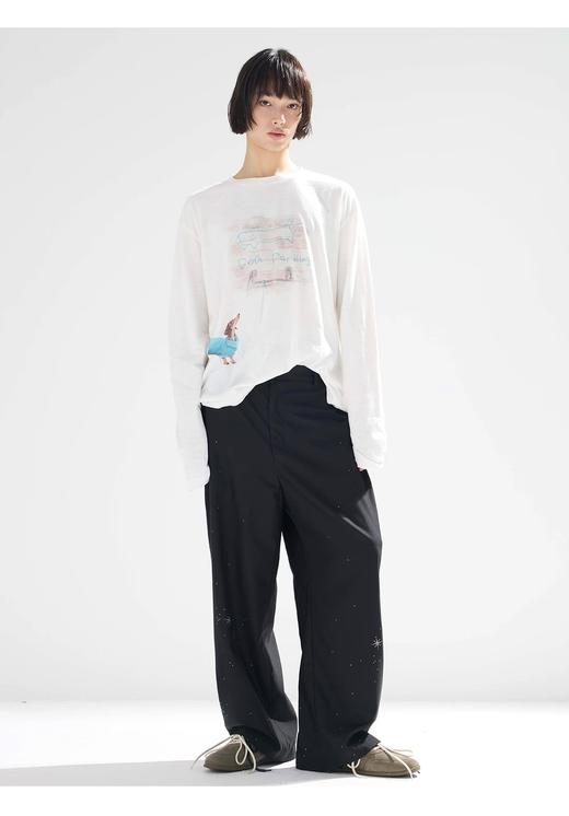 Epide Prefab搞怪印花宽松长袖T恤 商品图1