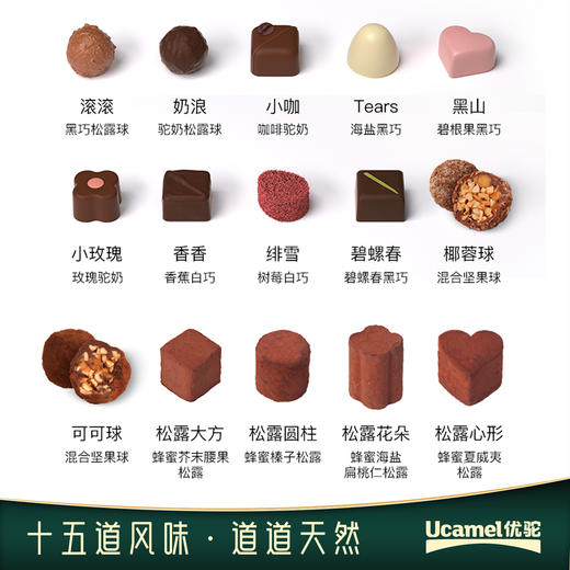 【驼奶巧克力】15种口味 多重口感 尽享美味 商品图3