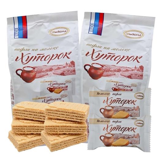 任选3袋（均价低至33.3/袋）	俄罗斯阿孔特小农庄威化饼干-408g（多款可选） 商品图7