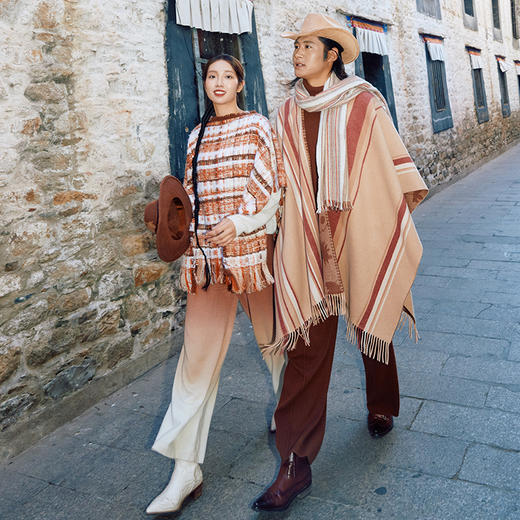 羊绒吊染宽腿裤 白色阔腿裤  SJF97K275N SJF97K275A 商品图1