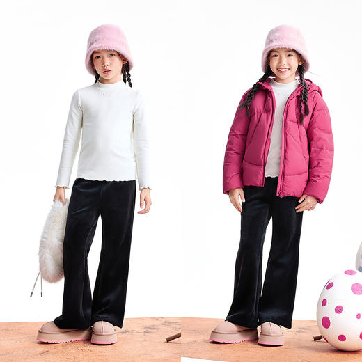 【实体店同款】女童针织长裤冬季新款安奈儿童装AG546176 商品图3