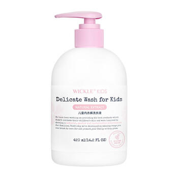 WICKLE儿童专用婴儿宝宝抑菌内衣内裤洗衣液420ml 商品图1