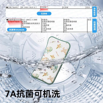 taoqibaby婴儿枕头新生儿成长枕1-3岁宝宝冰丝枕夏季透气云片枕枕芯 商品图2