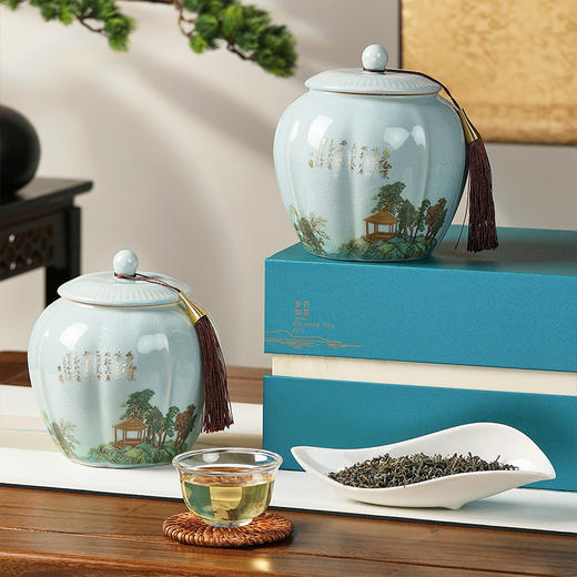 【雅韵风华】微信会员专享 绿茶 源自碧螺春核心产地 明前嫩采 国风茶叶礼盒 净含量250g 商品图3