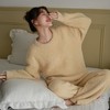 半边绒睡衣冬季新款冰淇淋色系软绵绵弹力家居服女可外穿加厚套装 商品缩略图3