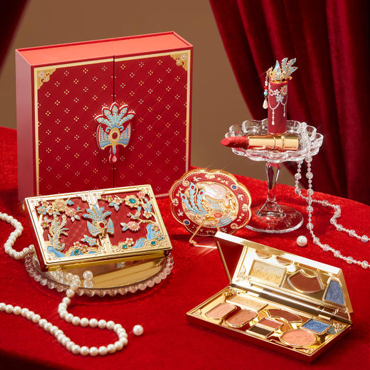 【故宫彩妆】珍宝凤冠彩妆化妆品礼盒口红眼影文创新婚结婚生日礼物 商品图3