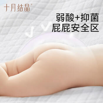 十月结晶婴儿一次性加厚隔尿垫80片33*45cm尿垫护理垫防水透气隔尿垫婴儿 商品图2