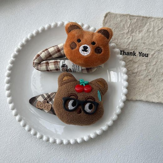 奶咖公仔BB夹 发夹纪念日百货门店同款163966213 商品图3