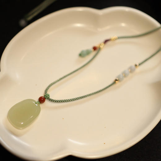 【普陀山】无事牌天然晴水和田玉 商品图3