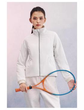 lu*同款海外版立领跑步运动瑜伽棉服外套