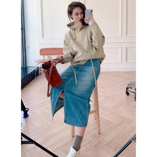  ORIGNAL&CO 双面羊绒毛呢廓形包领外套 750g高克重面料，软糯Q弹，防风贴身保暖，不压身 商品图7