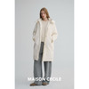 MAISON CECILE 90白鹅绒轻盈保暖厚实舒适过膝长款连帽羽绒服外套 商品缩略图2