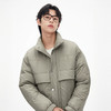 gxg.jeans男装 卡其色简约休闲短款羽绒服外套男 25年冬热卖 商品缩略图2