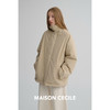 MAISON CECILE三色|百搭灯芯绒领廓形工装感可立领棉服夹克外套 商品缩略图1