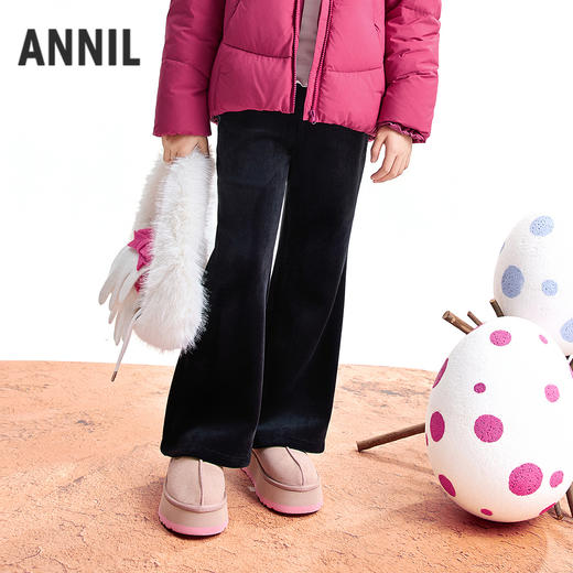 【实体店同款】女童针织长裤冬季新款安奈儿童装AG546176 商品图1