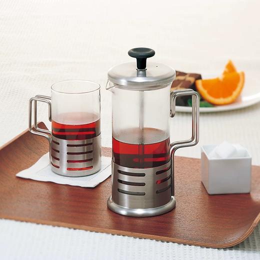 【HARIO】耐热玻璃法压壶不锈钢滤网法压咖啡壶冲茶器THJ 商品图0