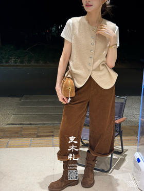 休闲——山羊绒马甲