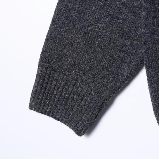 69027SDSA男士秋冬新款痞帅男装潮牌拼接抽绳连帽毛衣慵懒风百搭针织衫 商品图4