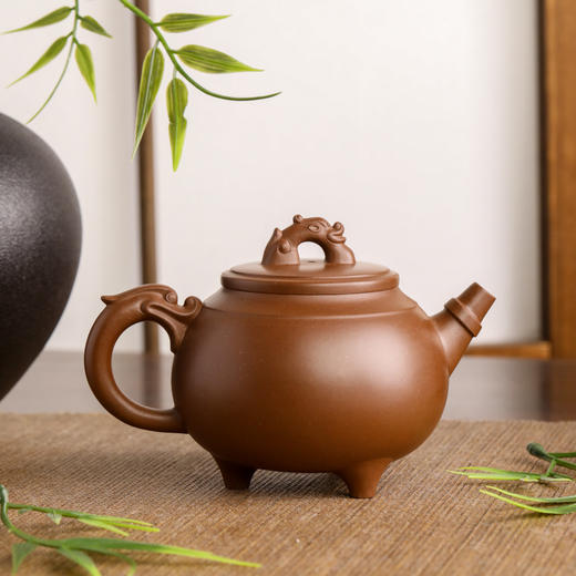 徐云翔龙行天下壶全手工原矿老紫泥 约200cc 商品图2