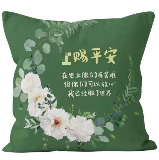 短毛绒美好话语抱枕 商品图5
