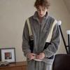 2025男士睡衣珊瑚绒加绒加厚时尚运动可外穿法兰绒家居服套装 商品缩略图2