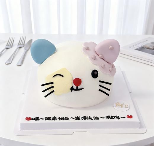 微加高喵星人小猫咪动物卡通糕-低糖处理无添加 商品图3