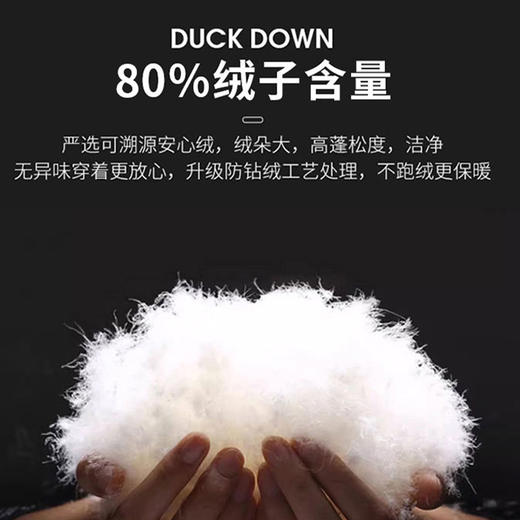 【积能】秋冬新款户外三合一冲锋衣防风防泼水80鸭绒通勤时尚登山服 商品图1