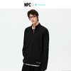 NPC潮牌立体剪裁半开襟拉链卫衣长袖宽松男秋季上新NP58ST25 商品缩略图0