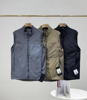 D102062双链登山布锦氨混纺面料男女款马甲