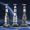 俏皮谷中国航天积木拼装破晓五号火箭模型儿童玩具送男女孩生日节日礼物 商品缩略图0