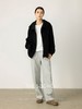 THESOONG|"松弛暗调"羊毛桑蚕丝秋冬加厚连帽卫衣外套女HBWT7548 商品缩略图4