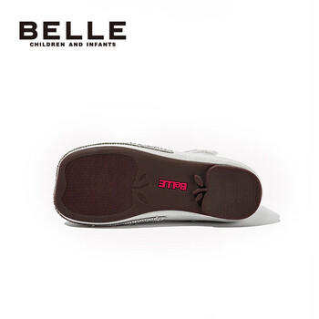 百丽童鞋女童皮鞋公主鞋小女孩水晶鞋春秋单鞋表演鞋 银色28码 商品图5