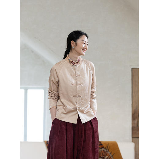 牧衣游原创 丝棉手工刺绣夹棉棉服 限量福利款 锦绣不支持会员折 商品图2