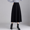 QYM 66921-Y毛呢半身裙厚款高腰A字裙 商品缩略图0