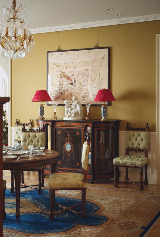 【已售】独角鹿西洋古董 20世纪初中国出品「富贵孔翠」传统东方花鸟主题粤绣挂屏 商品图1