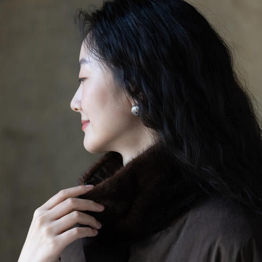 牧衣游 水貂毛围脖保暖亲肤百搭文艺 岗序【不支持会员折】 商品图0