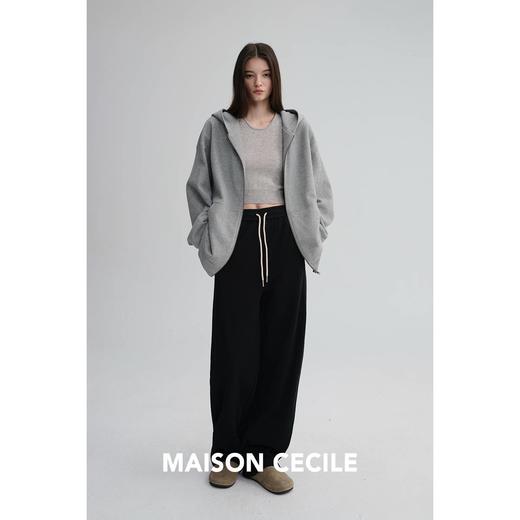 MAISON CECILE 三色|全棉舒适简约百搭慵懒风圆领卫衣/抽绳长裤 商品图3