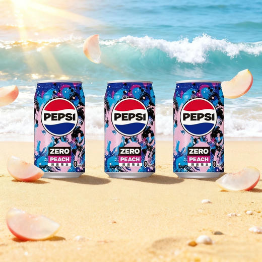 日本百事可乐零度桃子味340ml 商品图4