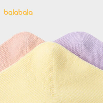 巴拉巴拉儿童袜子春秋男童棉袜女童打底袜小中大童中筒五双装209925172203 商品图2