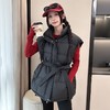 百媚生 收腰棉服背心马甲女秋冬新款立领外套K05 商品缩略图3