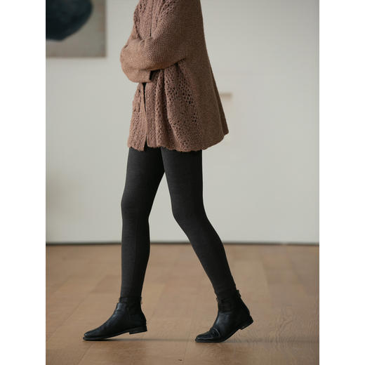 【经典回归】牧衣游原创 棉质修身打底裤女冬舒适微弹细腻 清风鉴 商品图2