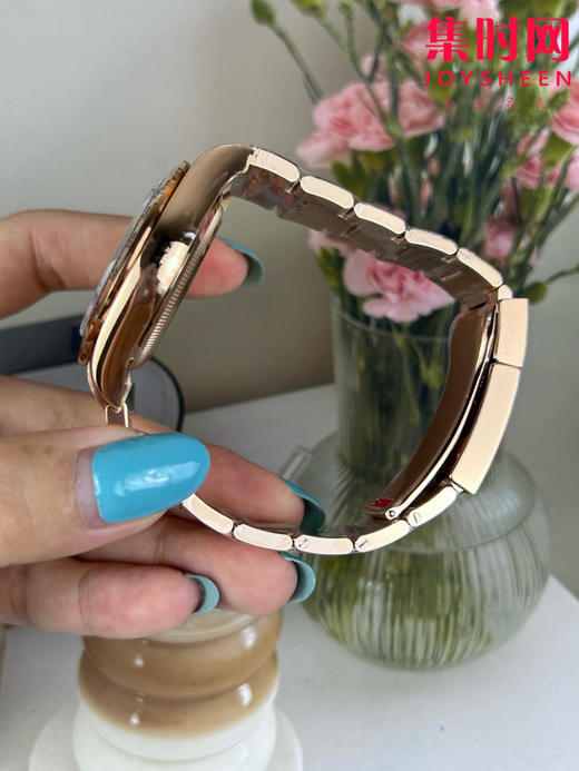 劳力士宇宙计型m126505 VS迪通拿4131配重版 VS迪通拿配重版 全玫金黑盘 新款包边迪通拿 丹东4131一体机 男士腕表 表径40mm 商品图4