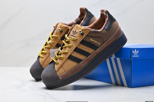 阿迪达斯Adidas Superstar贝壳头经典低帮休闲运动板鞋JR6990男女鞋 商品图7