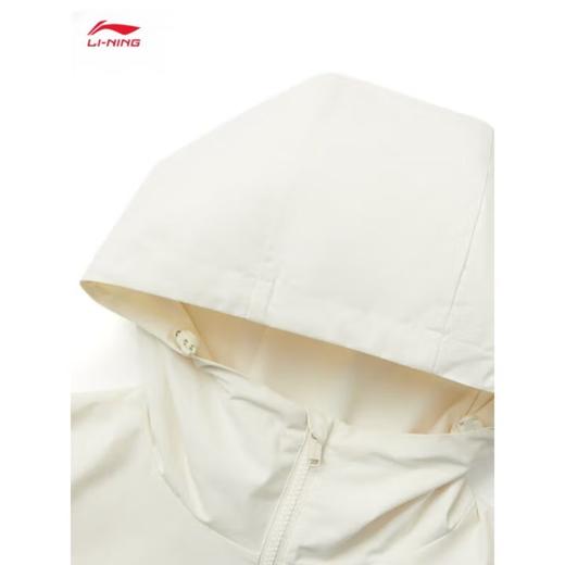 李宁男子2025薄款拉链开衫风衣运动外套AFDV005-5 商品图3