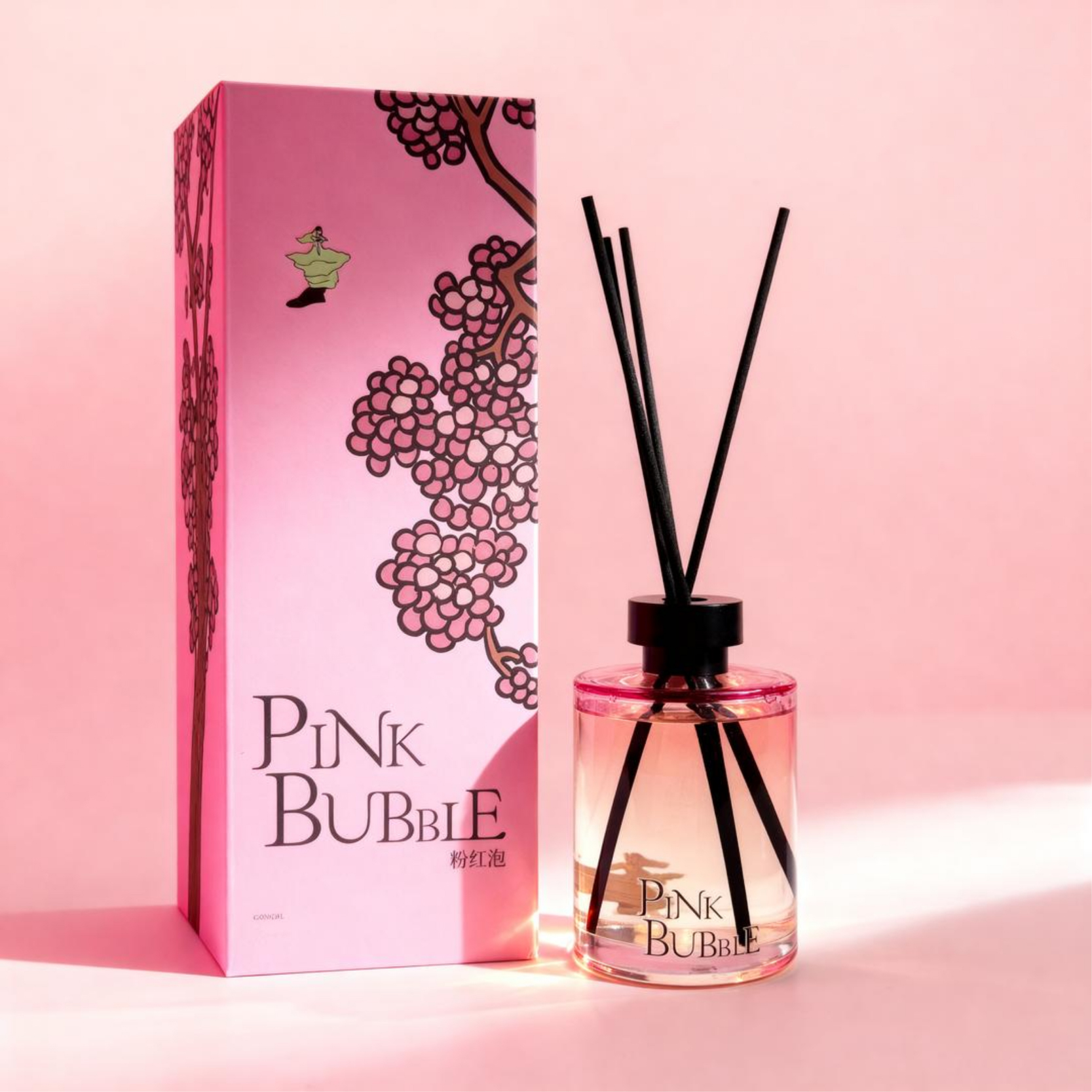 【艺术家联名】卜桦联名宇宙花园系列香氛300ml——粉红泡