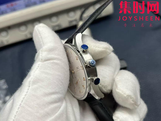 新品 IWC万国表 ZF葡萄牙系列IW371604 葡计透底 新款葡计背透款 白盘金针 小蓝针 男士腕表 丹东7750机 商品图5