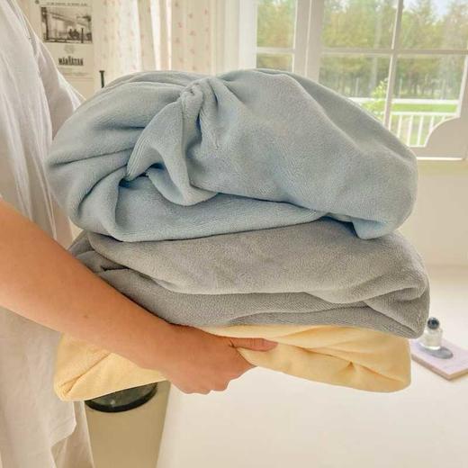 买一送一【全尚慕斯天鹅牛奶绒床笠】单拍不发！【3-5天发货】 商品图3