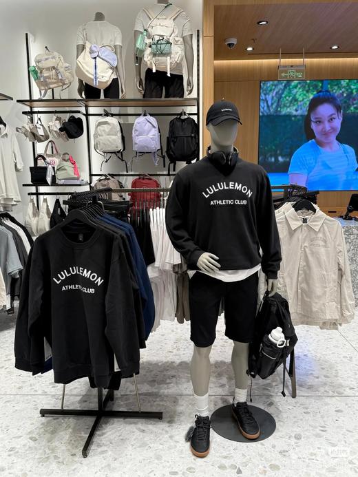 1U1U 厚款加绒 情侣款圆领卫衣 WY925 商品图1